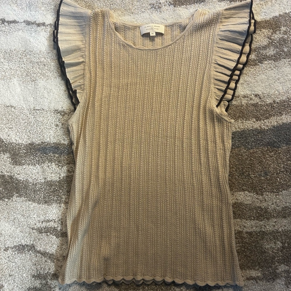 Sezane Nathan Knit top XL
